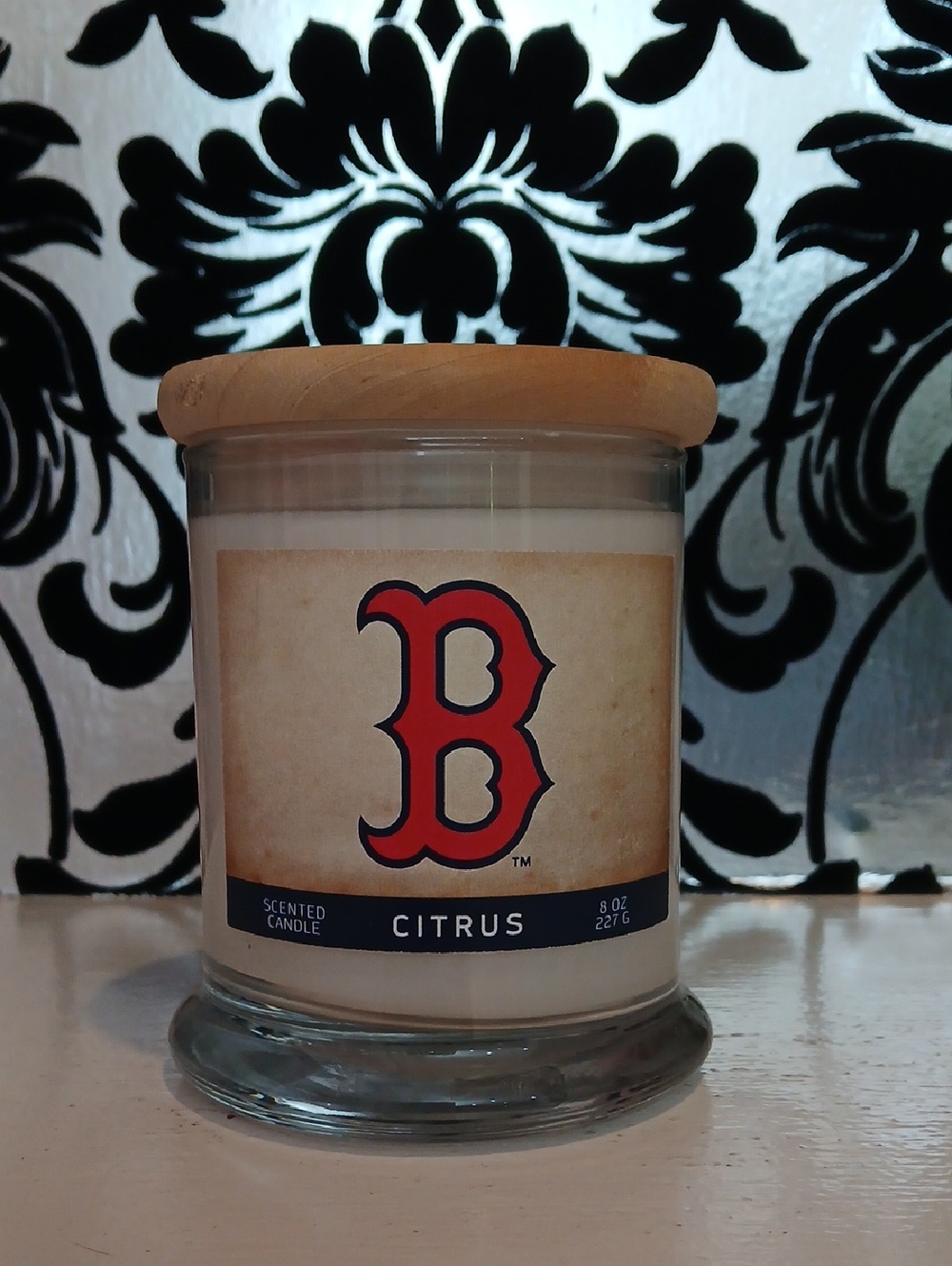 Boston Red Sox Citrus Candle
